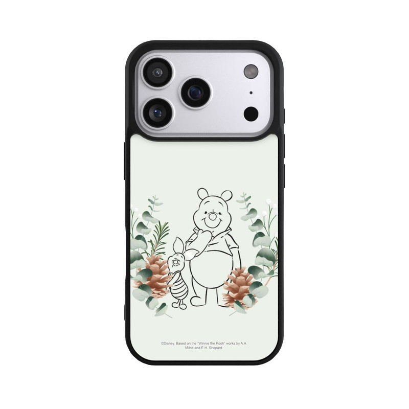 iPhone 17 Pro Base Case Grüne Liebe Puuh und Ferkel