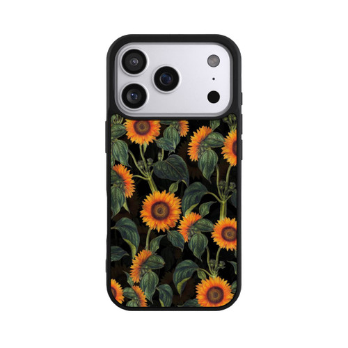 Apple iPhone 17 Pro Base Case Sonnenblume schwarz
