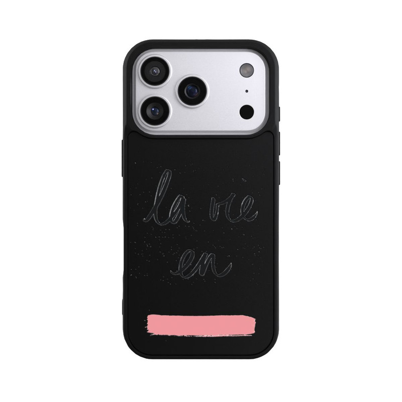 iPhone 17 Pro Base Case La vie en Rosa Transparent