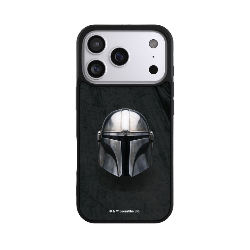 iPhone 17 Pro Base Case Schwarzer Mandalorianer Helm