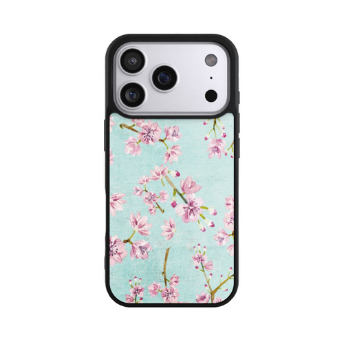 Apple iPhone 17 Pro Base Case Kirschblütenzweigmuster Hellblau