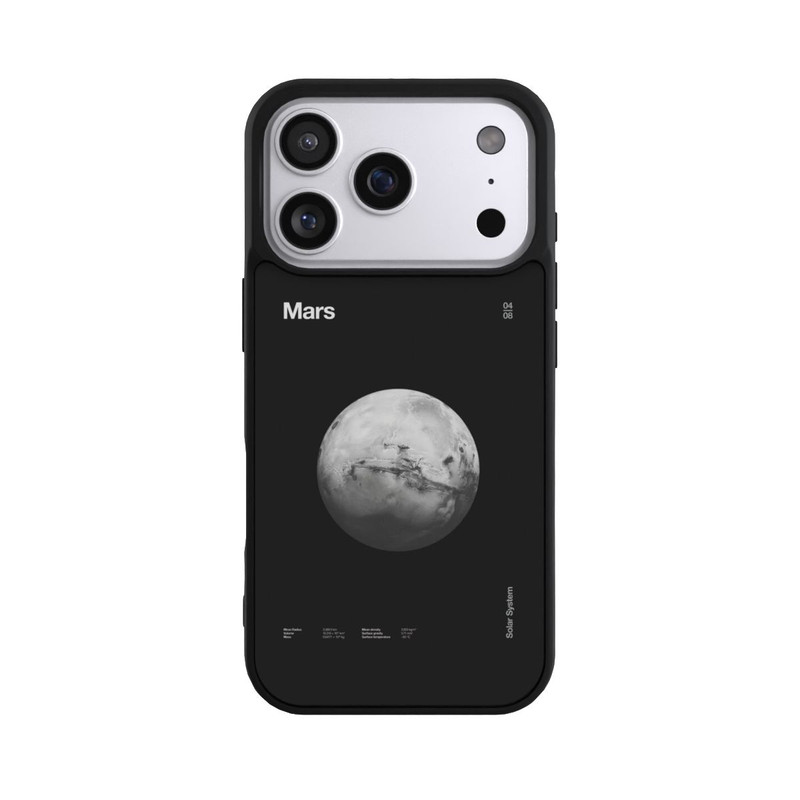 iPhone 17 Pro Base Case Solar System Mars