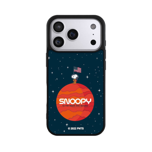 Apple iPhone 17 Pro Base Case Snoopy Weltraumreisender Orange