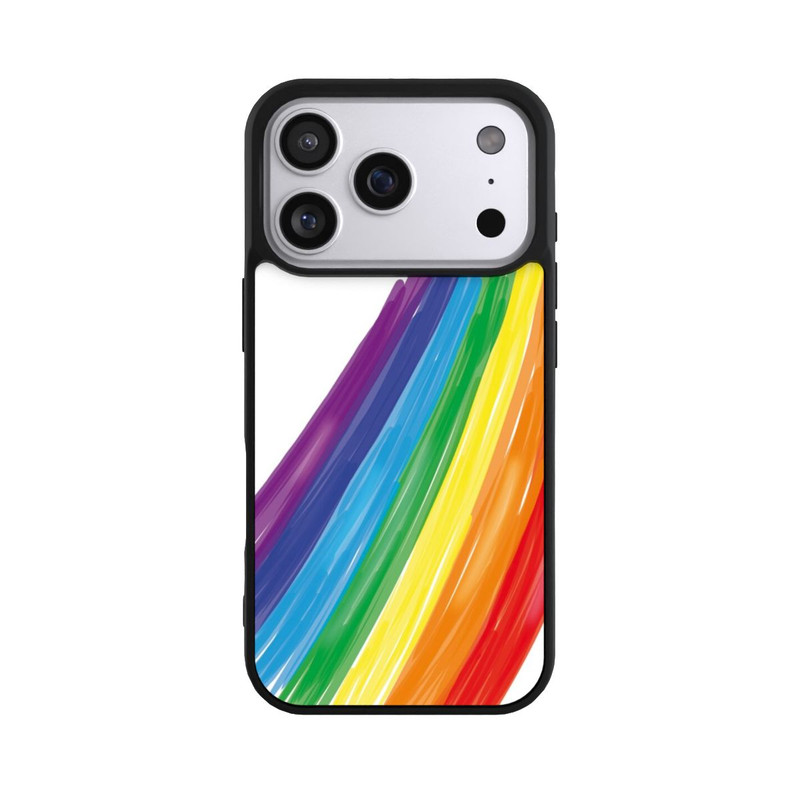 iPhone 17 Pro Base Case Rainbow Paint Brush