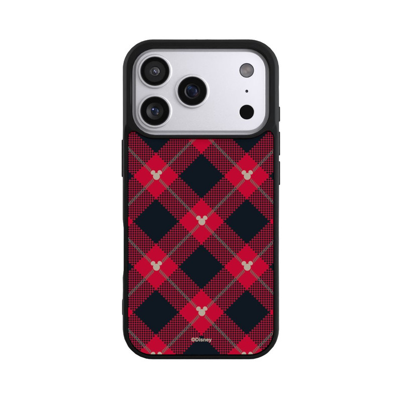 iPhone 17 Pro Base Case Mickey Weihnachtsmuster Rot