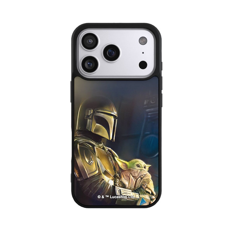 iPhone 17 Pro Base Case Mandalorianer und Grogu im Schiff