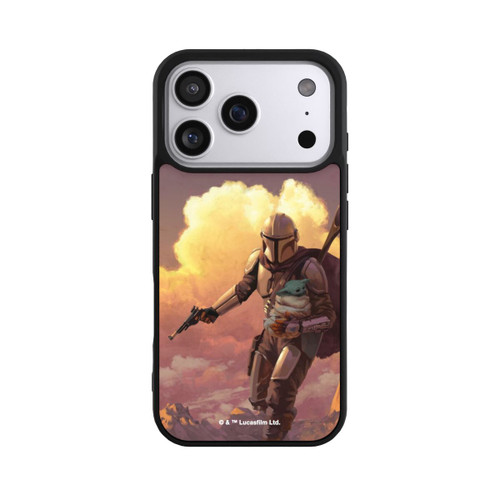 Apple iPhone 17 Pro Base Case Der Mandalorianer und Grogu Sonnenguntergang Wolken