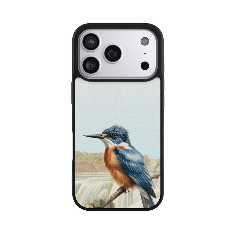 iPhone 17 Pro Base Case Eisvogel Retro