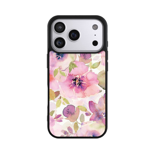 Apple iPhone 17 Pro Base Case Tapete mit rosa Blumen