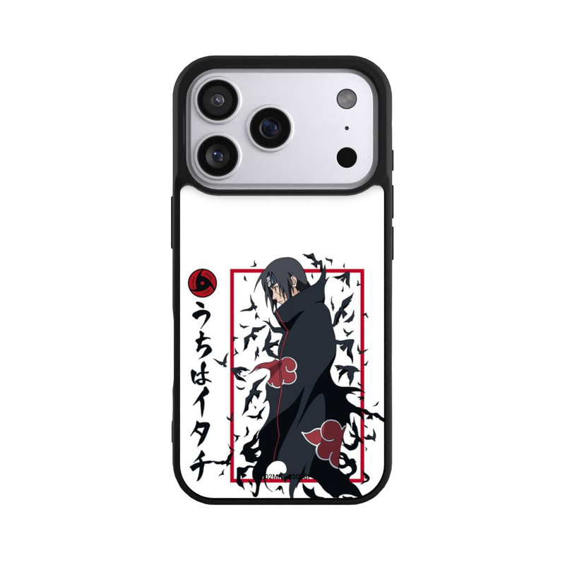 iPhone 17 Pro Base Case Itachi Krähen Weiß