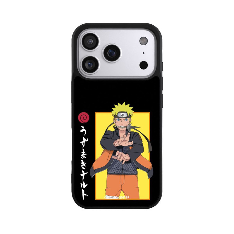 iPhone 17 Pro Base Case Naruto Kampfposition Schwarz