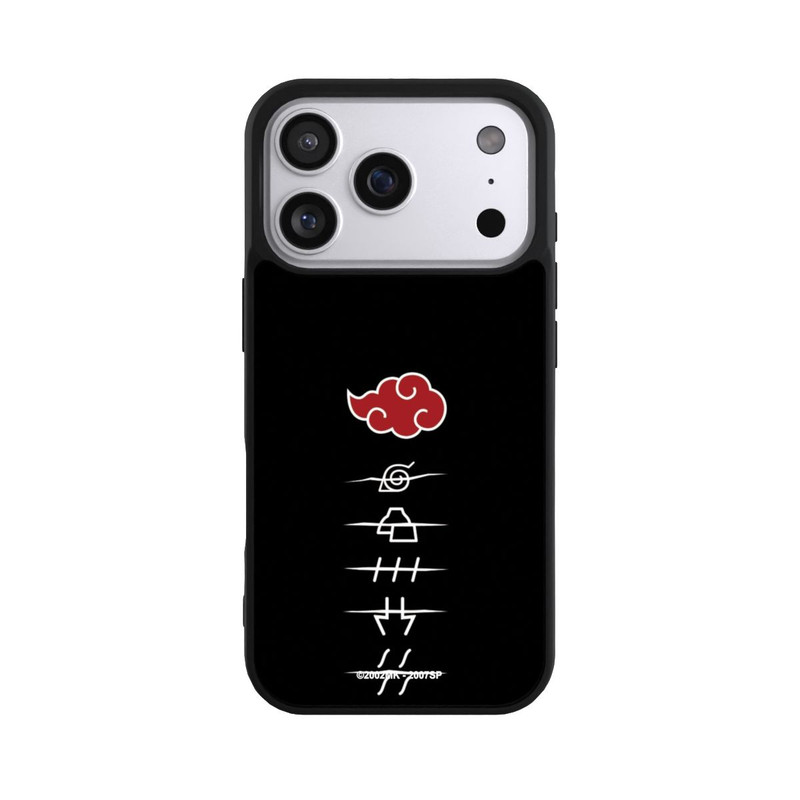 iPhone 17 Pro Base Case Akatsuki Mitgliedssymbole Schwarz