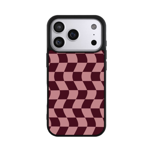 Apple iPhone 17 Pro Base Case Schachbrett Rot-Rosa