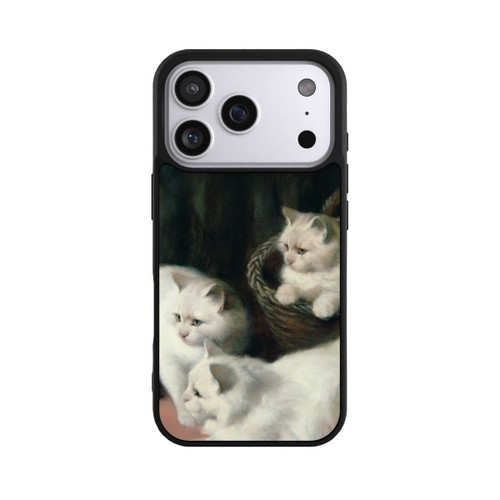 Apple iPhone 17 Pro Base Case Three White Angora Kittens