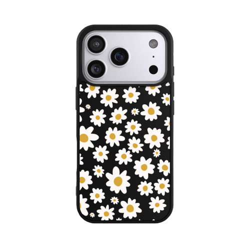 Apple iPhone 17 Pro Base Case Daisy Flower Seamless Pattern Transparent