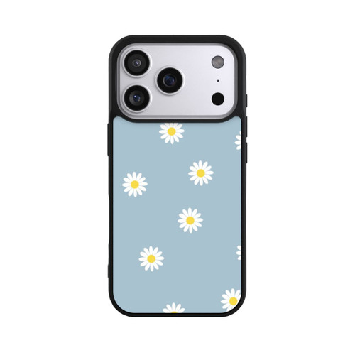 Apple iPhone 17 Pro Base Case Gänseblümchen Muster Blau