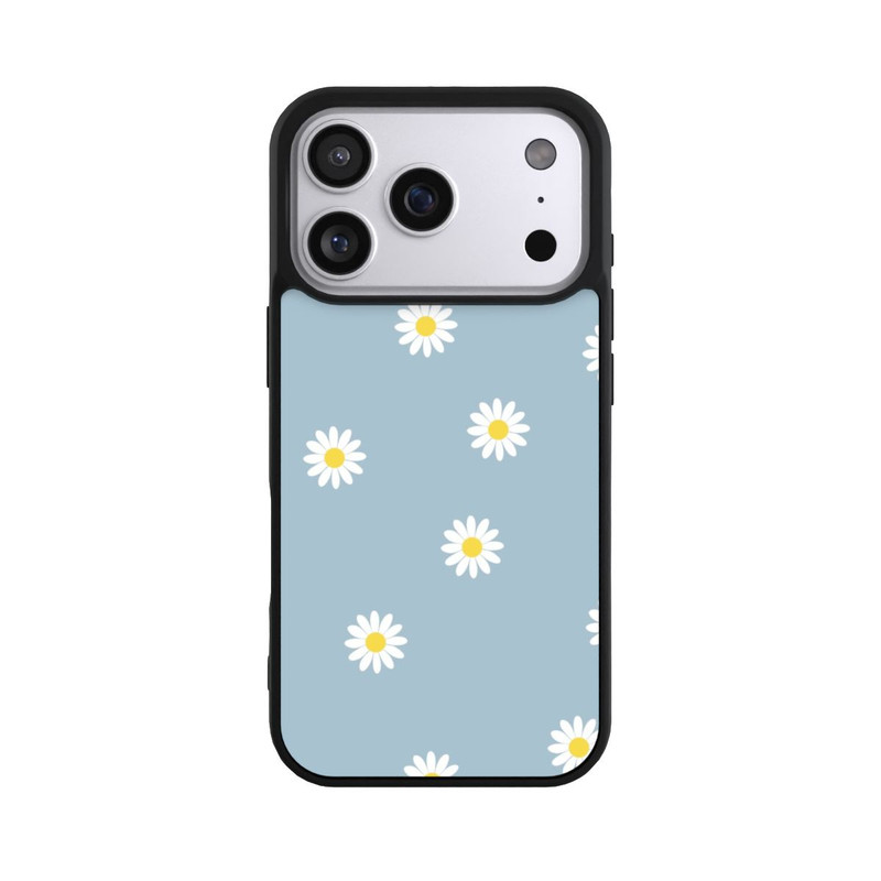 iPhone 17 Pro Base Case Gänseblümchen Muster Blau