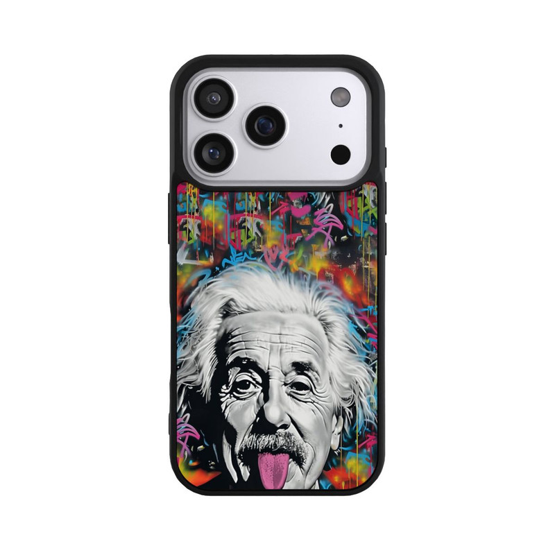 iPhone 17 Pro Base Case Physiker Bunte Zunge Raus