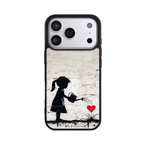 Apple iPhone 17 Pro Base Case Girl Watering Bunch of Flowers 