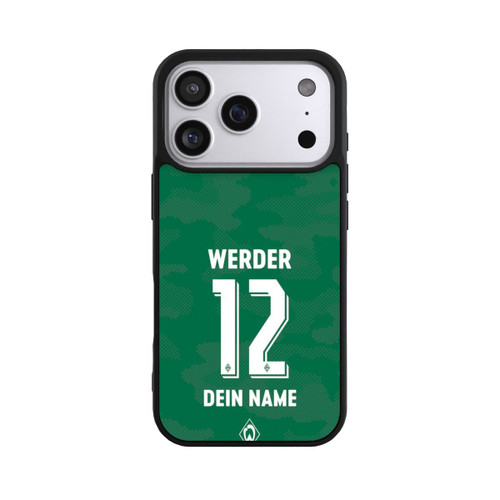 Apple iPhone 17 Pro Base Case Werder Bremen Trikot Personalisierbar 25-26