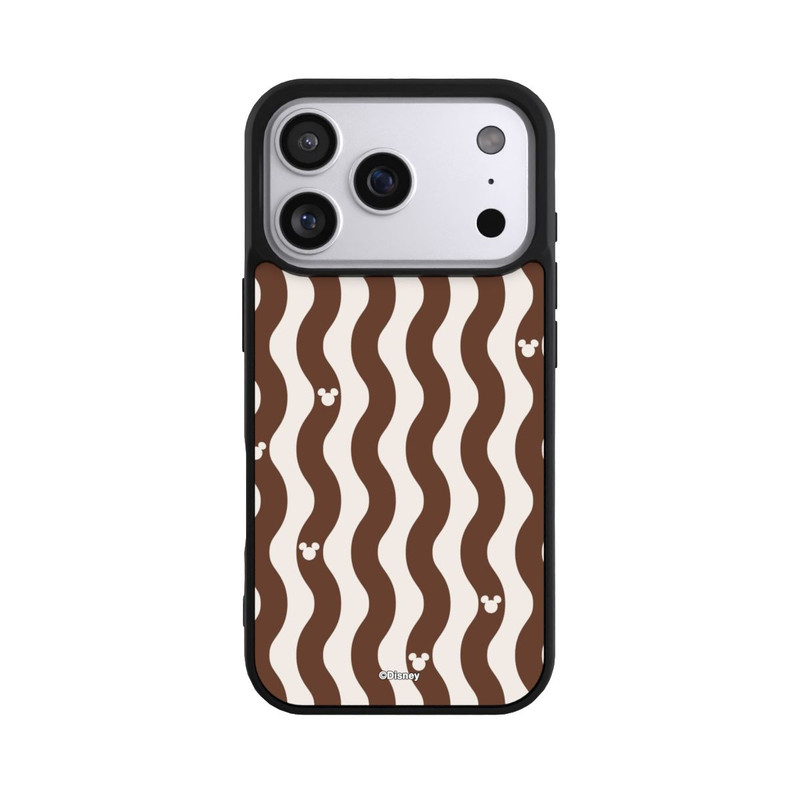 iPhone 17 Pro Base Case Micky Muster Braune Wellen