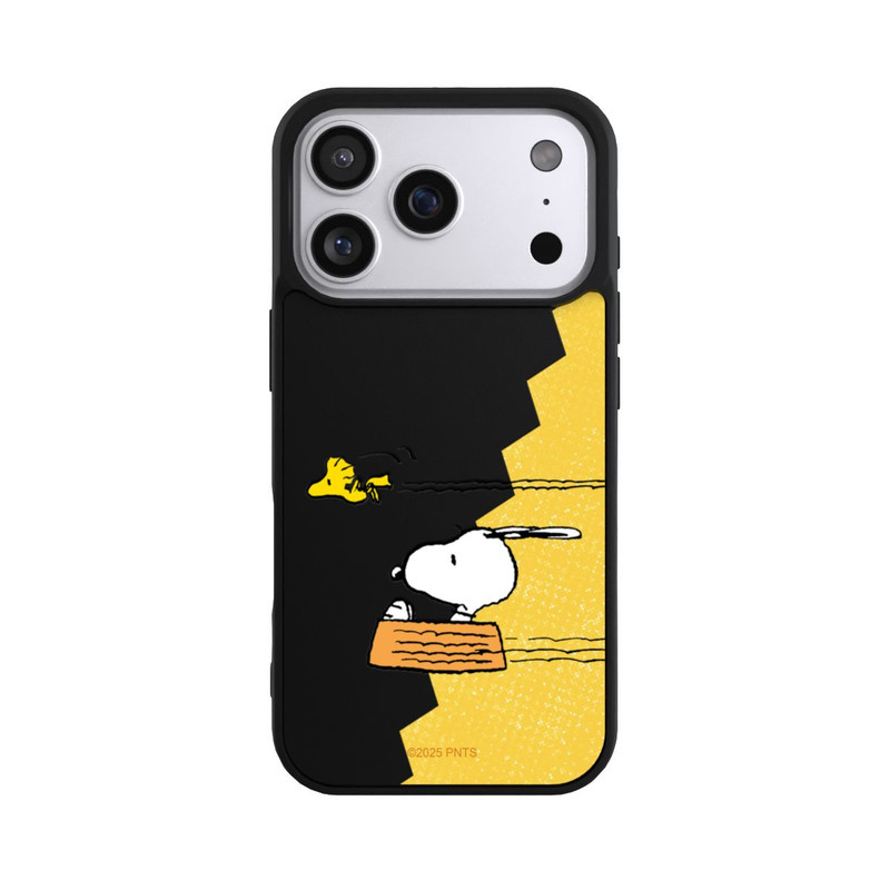 iPhone 17 Pro Base Case Peanuts-Snoopy und Woodstock Transparent