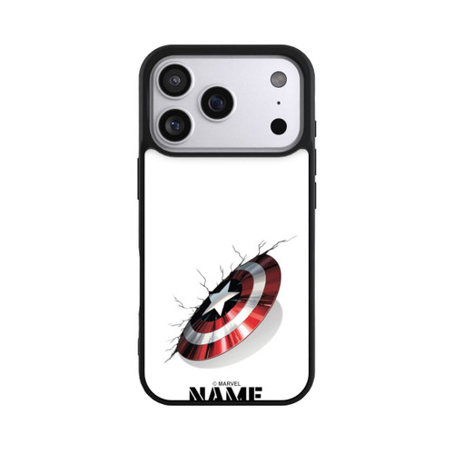 Apple iPhone 17 Pro Base Case Captain America Shield Personalisierbar
