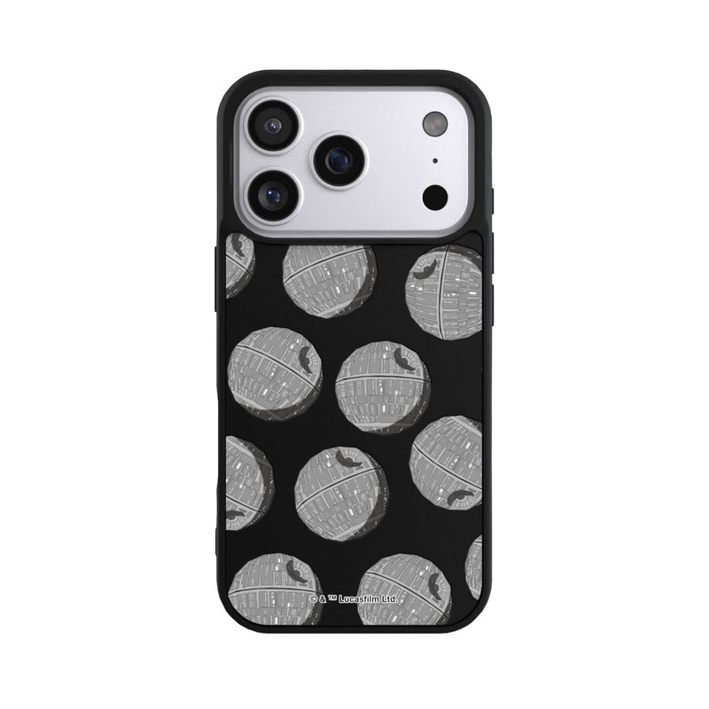 iPhone 17 Pro Base Case death-star-pattern-transparent