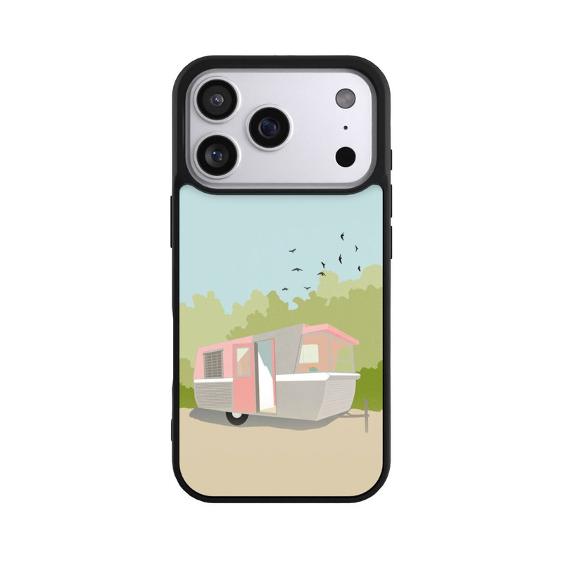 iPhone 17 Pro Base Case Retro Glamping by Roberta Murray