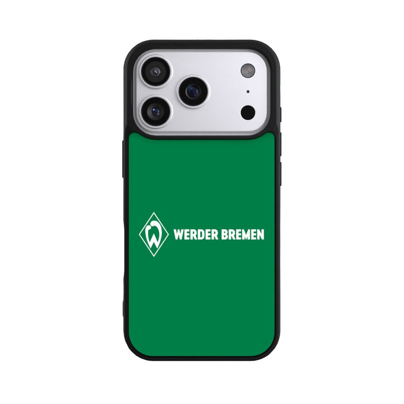 iPhone 17 Pro Base Case Werder Bremen Schriftzug Raute Grün
