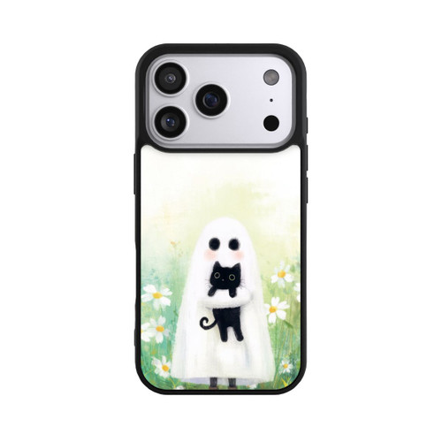 Apple iPhone 17 Pro Base Case Geist und Katze Halloween mit KI