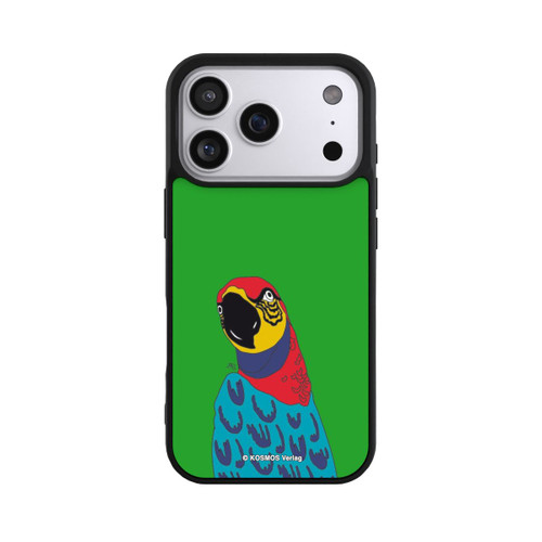 Apple iPhone 17 Pro Base Case Drei Fragezeichen und der Super-Papagei