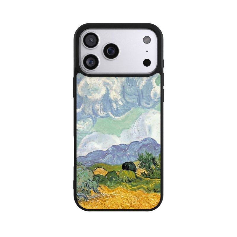 iPhone 17 Pro Max Base Case Weizenfeld mit Zypressen