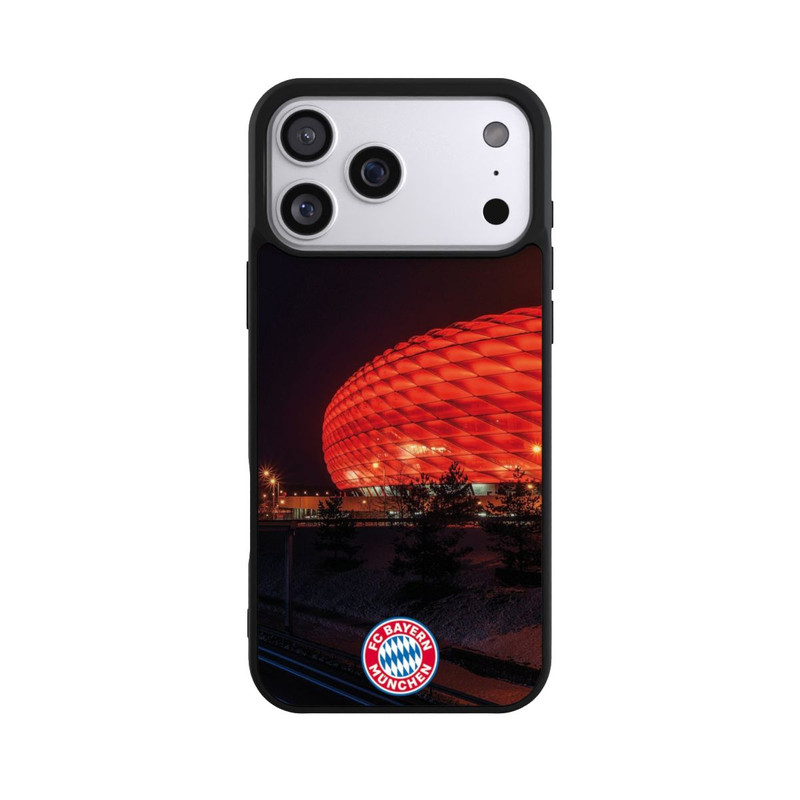 iPhone 17 Pro Max Base Case Allianz Arena bei Nacht FCB