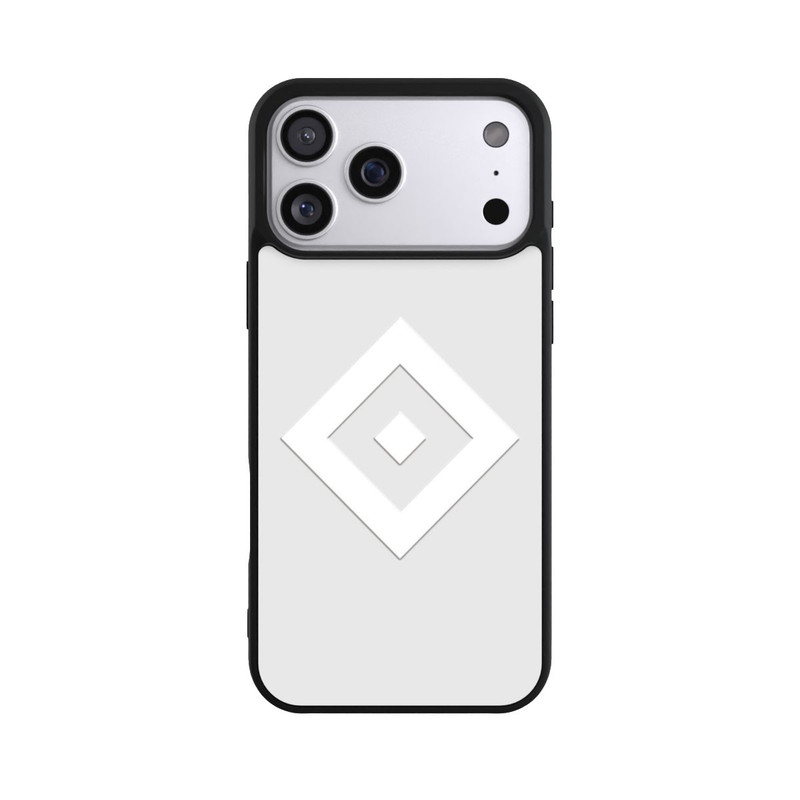 iPhone 17 Pro Max Base Case Rauten Logo auf HSV Grau