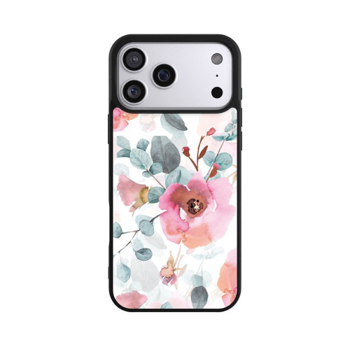 Apple iPhone 17 Pro Max Base Case Aquarell Blumentapete