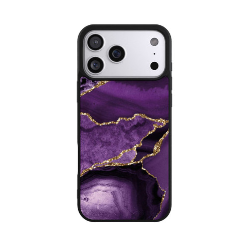 Apple iPhone 17 Pro Max Base Case Lila Marmor Landschaft