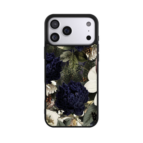 Apple iPhone 17 Pro Max Base Case Dunkle Mitternachts Barock Vintage Blumen