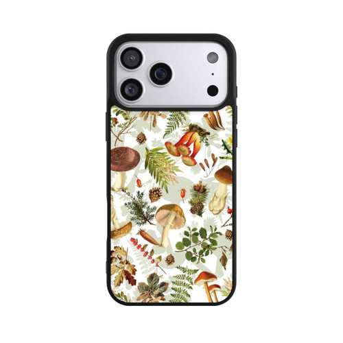 Apple iPhone 17 Pro Max Base Case Pilzmuster Weiß