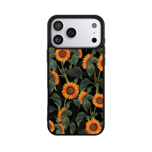 Apple iPhone 17 Pro Max Base Case Sonnenblume schwarz