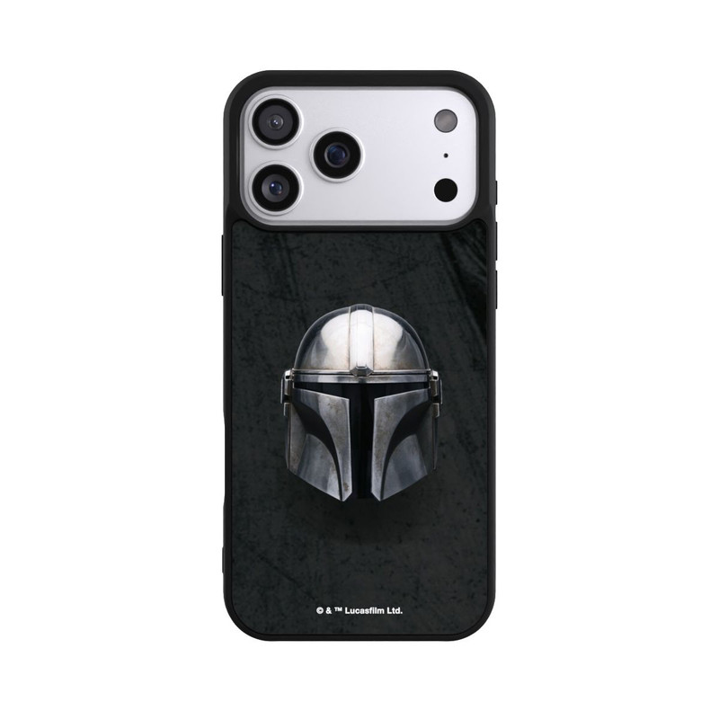 iPhone 17 Pro Max Base Case Schwarzer Mandalorianer Helm