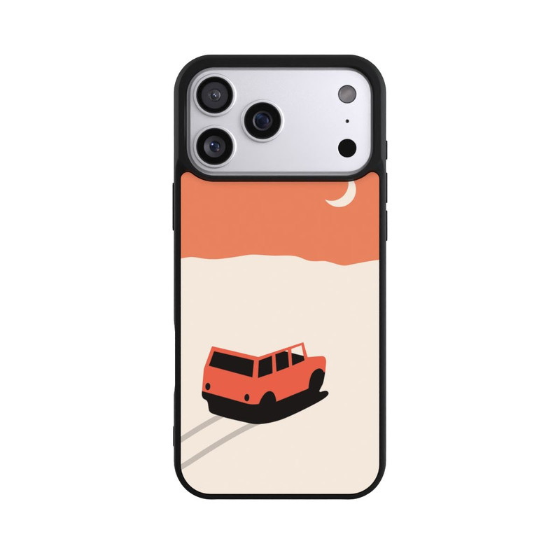 iPhone 17 Pro Max Base Case Auto in der Wüste