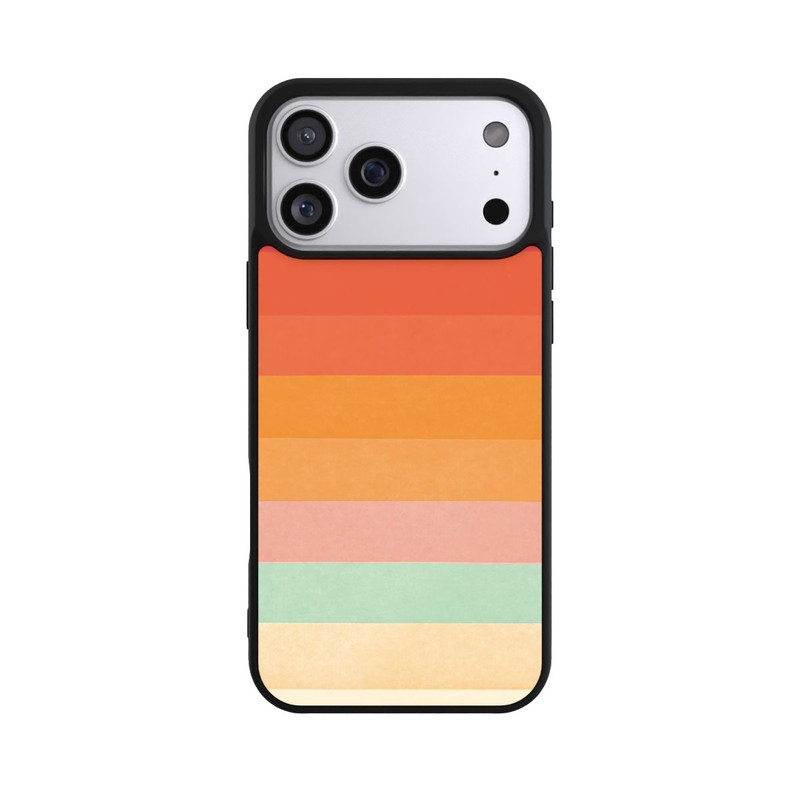 iPhone 17 Pro Max Base Case Regenbogen Chevrons II