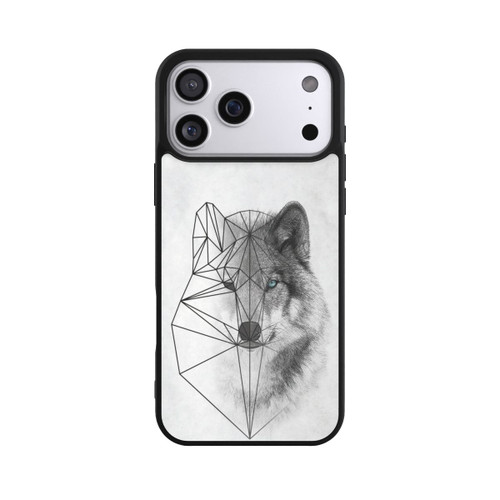 Apple iPhone 17 Pro Max Base Case Polygonaler Wolf