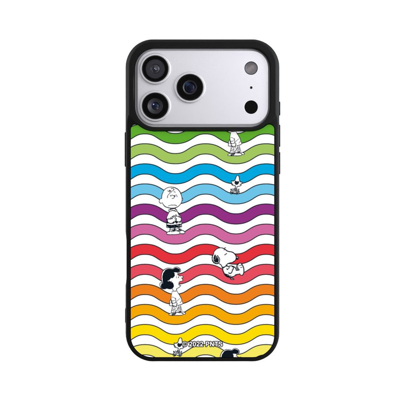 iPhone 17 Pro Max Base Case Snoopy Pattern Rainbow