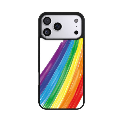 Apple iPhone 17 Pro Max Base Case Rainbow Paint Brush