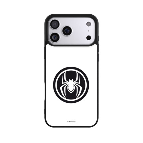 Apple iPhone 17 Pro Max Base Case Spider-Man Logo White