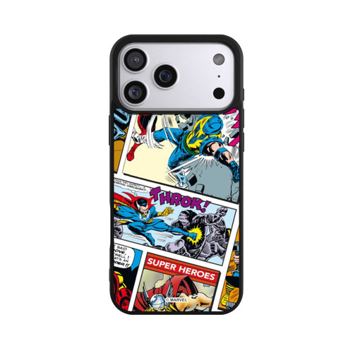 Apple iPhone 17 Pro Max Base Case Marvel Retro Comic Blue
