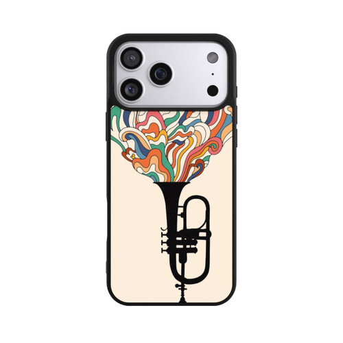 Apple iPhone 17 Pro Max Base Case Flügelhorn Jazz bunt
