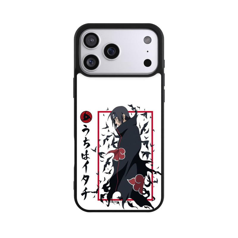 iPhone 17 Pro Max Base Case Itachi Krähen Weiß